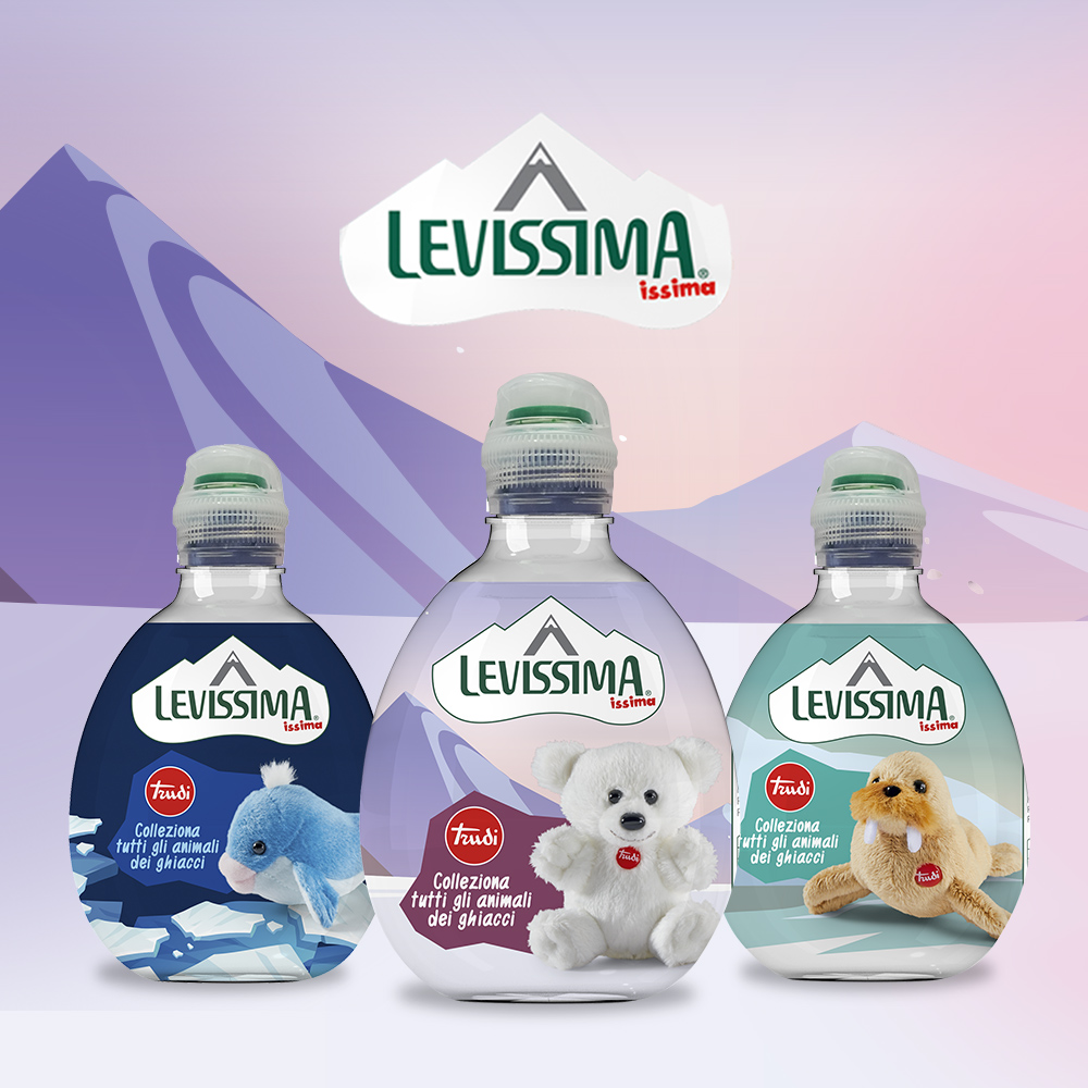 Acqua Levissima Issima in bottiglia da 33 cl per bambini