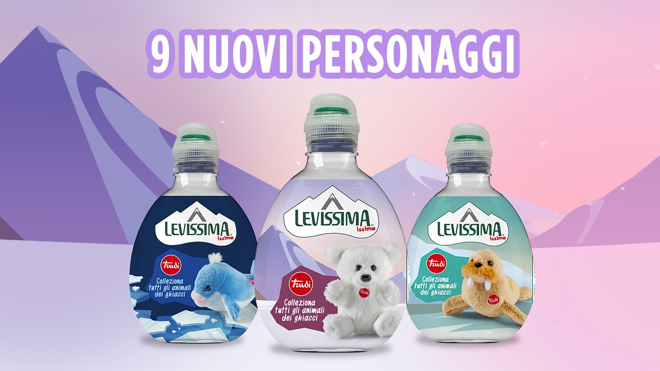 Acqua Levissima Issima in bottiglia da 33 cl per bambini