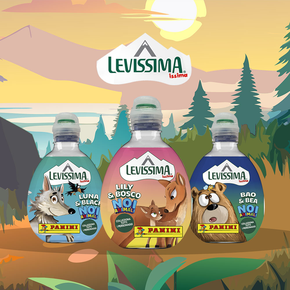Acqua Levissima Issima in bottiglia da 33 cl per bambini